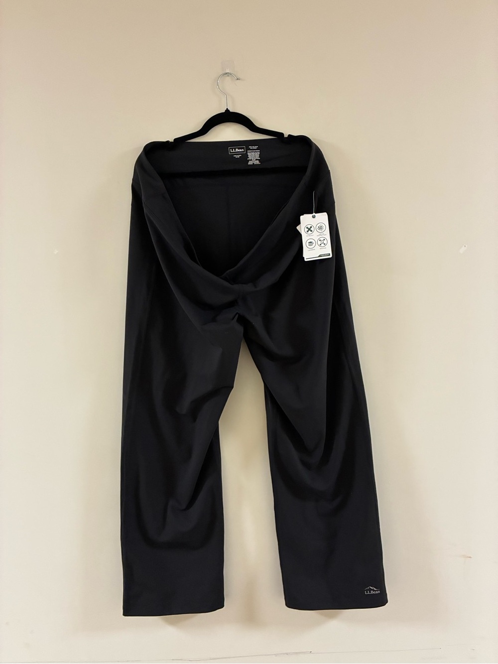 NWT L.L.Bean UPF 50+ stretch Lycra wicking leggings SIZE 3X
